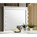  New Classic Furniture Valentino BA9698W Vanity Mirror - White IMAGE 1