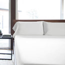  Rayon Bamboo Bed Sheet Set - White (Split Head California King) IMAGE 2