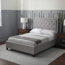  Color_Charcoal  Size_Queen  -- Eastman Platform Bed Base - Charcoal (Queen) IMAGE 2
