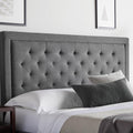  Color_Stone  Size_King  -- Hennessy Headboard - Stone (King) IMAGE 1