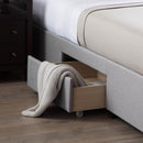  Color_Stone  Size_California King  -- Watson Platform Bed Base - Stone (California King) IMAGE 3