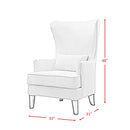  Elements International Kori Accent Chair - Heirloom Natural IMAGE 10