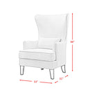  Elements International Kori Accent Chair - Berry IMAGE 10