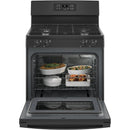  Color_Black  -- 30 inch Freestanding Gas Range with Precise Simmer Burner IMAGE 3