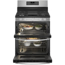  GE 30-inch Freestanding Gas Range with Convection Technology JGBS86SPSS IMAGE 3