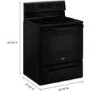  Color_Black  -- 30 inch Freestanding Electric Range with Keep Warm Setting IMAGE 9
