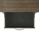  Elements International Scott SC300NS Nightstand with USB Ports - Walnut IMAGE 5