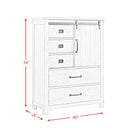  Elements International Scott SC300CH Gentlemen's Chest - Walnut IMAGE 12