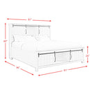  Elements International Scott SC670KB King Platform Storage Bed IMAGE 13