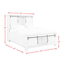  Elements International Scott SC670QB Queen Platform Storage Bed IMAGE 13