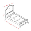  Elements International Jesse JS700TB Twin Panel Bed IMAGE 3