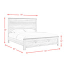  Elements International Millers Cove MC300KB King Panel Bed IMAGE 9