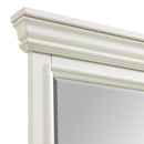  Elements International Slater SR600DRMR Dresser with Mirror - White IMAGE 3