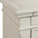  Elements International Slater SR600DRMR Dresser with Mirror - White IMAGE 7