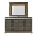  Elements International Twenty Nine TN600DRMR Dresser w/ Mood Lighting Mirror IMAGE 2