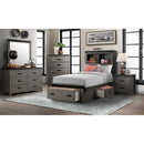  Elements International Wade Youth WE650TB Twin Platform Storage Bed IMAGE 10