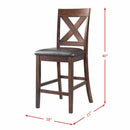  Elements International Alex DAX1007CS 7 pc Counter Height Dining Set IMAGE 12