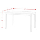  Elements International Alex DAX4007CS 7 pc Counter Height Dining Set IMAGE 16