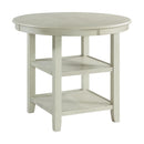  Elements International Amherst DAH750CT Counter Height Dining Table - Bisque IMAGE 1