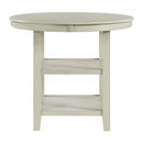  Elements International Amherst DAH750CT Counter Height Dining Table - Bisque IMAGE 2