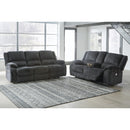  Motion Type_Power Recline  -- Draycoll Reclining Fabric Sofa IMAGE 6