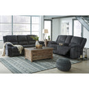  Motion Type_Reclining  -- Draycoll Reclining Fabric Loveseat with Console IMAGE 11