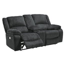  Motion Type_Power Recline  -- Draycoll 7650496 Double Reclining Power Loveseat with Console IMAGE 2