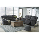  Motion Type_Power Recline  -- Draycoll 7650496 Double Reclining Power Loveseat with Console IMAGE 7