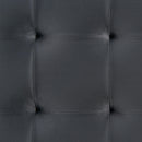  Elements International Crosby Tufted Storage Ottoman - Gun Metal IMAGE 12