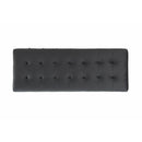  Elements International Crosby Tufted Storage Ottoman - Gun Metal IMAGE 7
