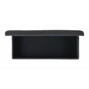  Elements International Crosby Tufted Storage Ottoman - Gun Metal IMAGE 8