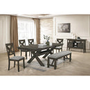  New Classic Furniture Gulliver D1902-30 Server - Rustic Brown IMAGE 2