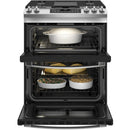  GE 30-inch Slide-in Gas Range with True European Convection Technology JGSS86SPSS IMAGE 3