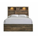  Elements International Bailey BY520TB Twin Bookcase Bed with Bluetooth IMAGE 2
