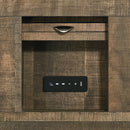  Elements International Bailey BY520TB Twin Bookcase Bed with Bluetooth IMAGE 8