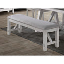  New Classic Furniture Maisie D1903 Dining Bench - White IMAGE 1