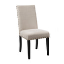  New Classic Furniture Crispin D162 Upholstered Dining Chair - Natural IMAGE 1