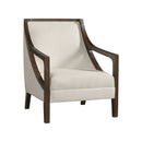  Elements International Hopkins UHK525101E Accent Chair - Natural/Espresso IMAGE 1