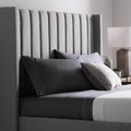  Color_Stone  Size_King -- Blackwell Headboard - Stone (King/California King) IMAGE 1