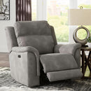  Manufacturer Color_Slate  -- Next Gen DuraPella Power Leather Look Recliner IMAGE 7
