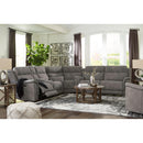  Manufacturer Color_Slate  -- Next Gen DuraPella Power Reclining Leather Look Loveseat with Console IMAGE 14