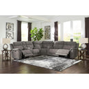  Manufacturer Color_Slate  -- Next Gen DuraPella Power Reclining Leather Look Loveseat with Console IMAGE 16