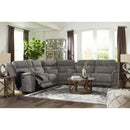  Manufacturer Color_Slate  -- Next Gen DuraPella Power Reclining Leather Look Loveseat with Console IMAGE 17