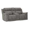  Manufacturer Color_Slate  -- Next Gen DuraPella Power Reclining Leather Look Loveseat with Console IMAGE 1