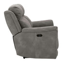  Manufacturer Color_Slate  -- Next Gen DuraPella Power Reclining Leather Look Sofa IMAGE 4