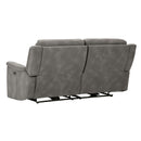  Manufacturer Color_Slate  -- Next Gen DuraPella Power Reclining Leather Look Sofa IMAGE 5
