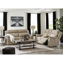 Manufacturer Color_Sand  -- Next-Gen DuraPella 5930218 Power Reclining Loveseat with Console and Adjustable Headrest IMAGE 14