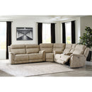  Manufacturer Color_Sand  -- Next-Gen DuraPella 5930218 Power Reclining Loveseat with Console and Adjustable Headrest IMAGE 16