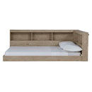  Oliah EB2270B2 Full Bookcase Storage Bed IMAGE 2