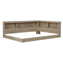  Oliah EB2270B2 Full Bookcase Storage Bed IMAGE 4